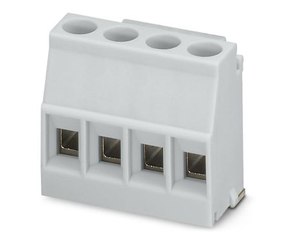 Phoenix Contact 5/4-L KMGY, MKDSO 2 Series PCB Terminal Block, 4-Contact, 5 mm Pitch, Surface, 1 Row