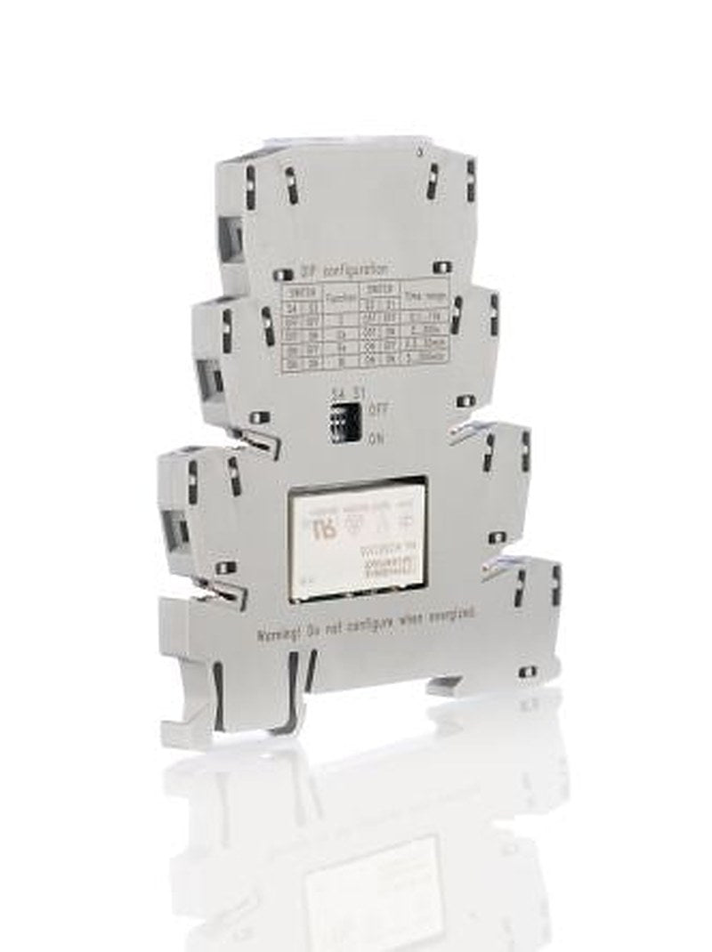 Phoenix Contact PLC-TR-1T-MUL-300M Series DIN Rail Timer Relay, 1-Contact, 19.2 to 30 V dc 230V ac, 0.1 s to 300 min,