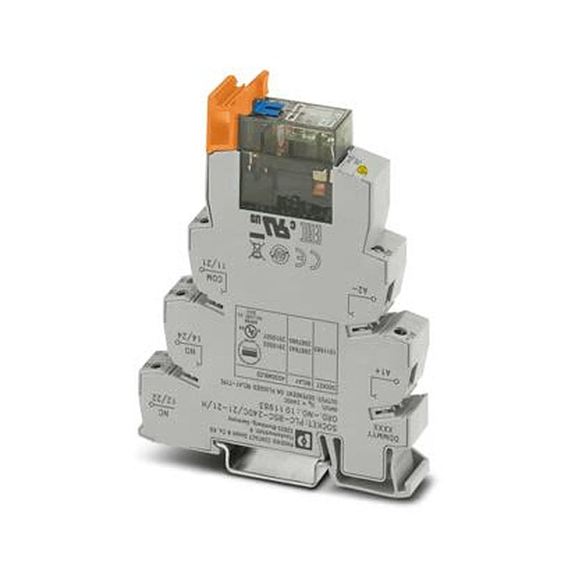 Phoenix Contact PLC-INTERFACE Series Relay Module, DIN Rail, 24V dc Coil, DPDT, 18mA