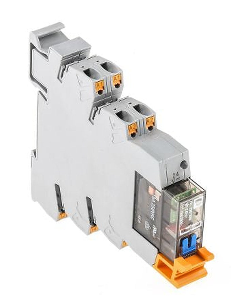 Phoenix Contact PLC-RPT- 24DC/21HC/MS Series Interface Relay, DIN Rail, 24V dc Coil, SPDT, 18mA