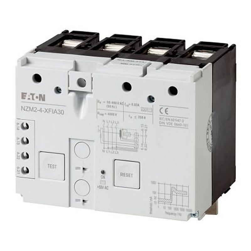 Eaton NZM Earth Fault Releases for use with 4 Pole NZM2-4 Circuit- Breakers, N2-4 Switch-Disconnectors