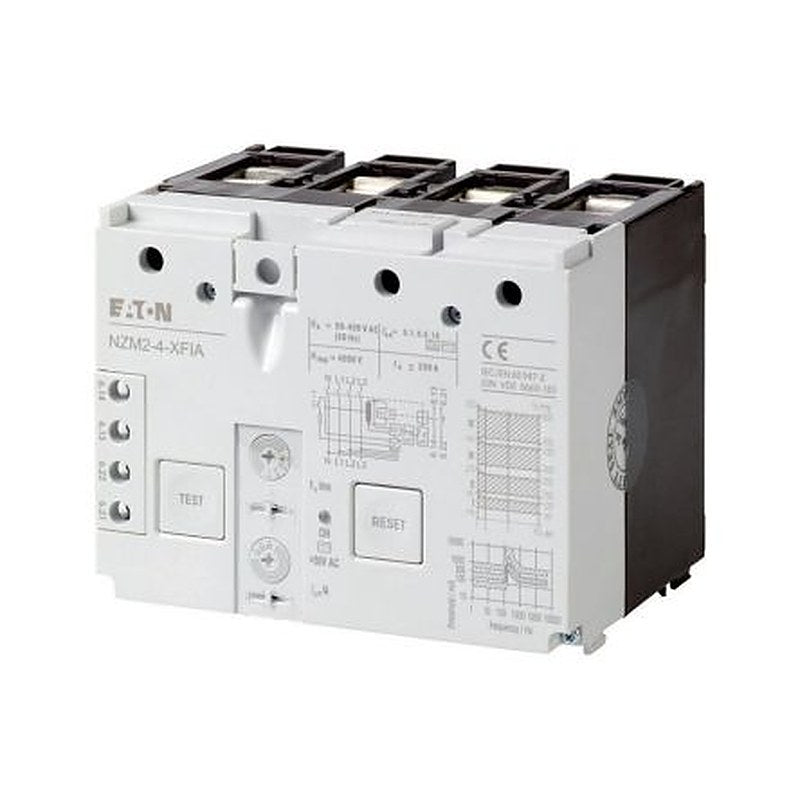 Eaton NZM Earth Fault Releases for use with N2-4 Switch-Disconnectors, 4 Pole NZM2-4 Circuit- Breakers