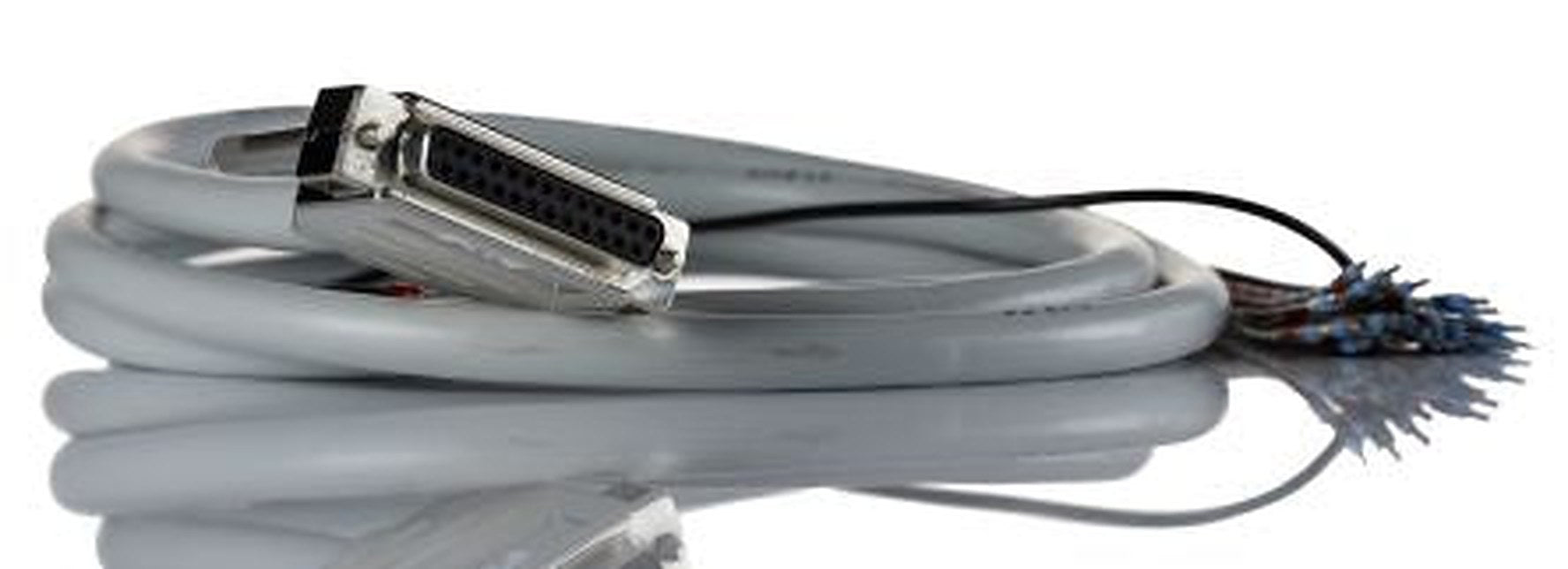Phoenix Contact Female D-Sub 25-Pin Unterminated Cable, 2 m Polyvinyl Chloride, Shielded Series