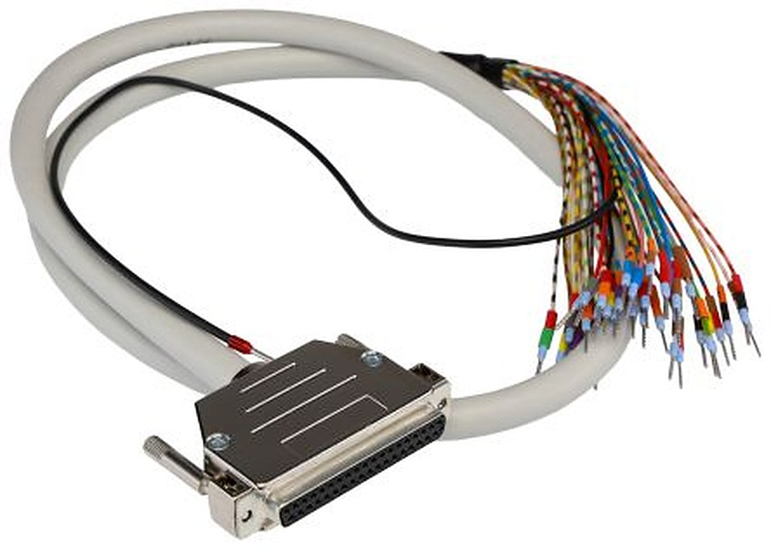 Phoenix Contact Female D-Sub 37-Pin Unterminated Cable, 1 m Semi-Rigid Polyvinyl Chloride