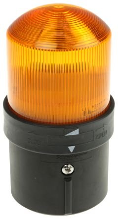 Schneider XVBL Beacons The Schneider Harmony XVBL beacons are visual signalling units that offer 360 degree visibility and are used for indicating the various states of operation for a device or installation, such as: start, stop machine, no material, call technical staff, and fault signalling. Steady or flashing light Amber, blue, clear, green, red or yellow units LED or incandescent lamp must be ordered separately Made from polycarbonate For indoor use only IP65 rated Note Bulbs are not supplied and will