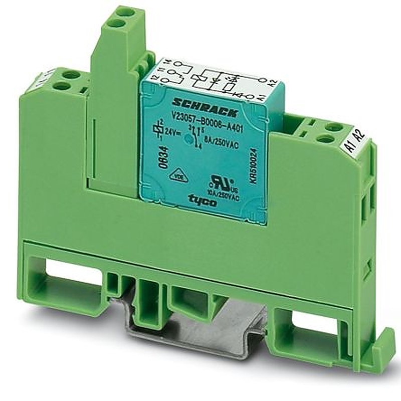 Phoenix Contact DIN Rail Interface Relay, 24V dc Coil, 0.2A Switching Current, SPDT