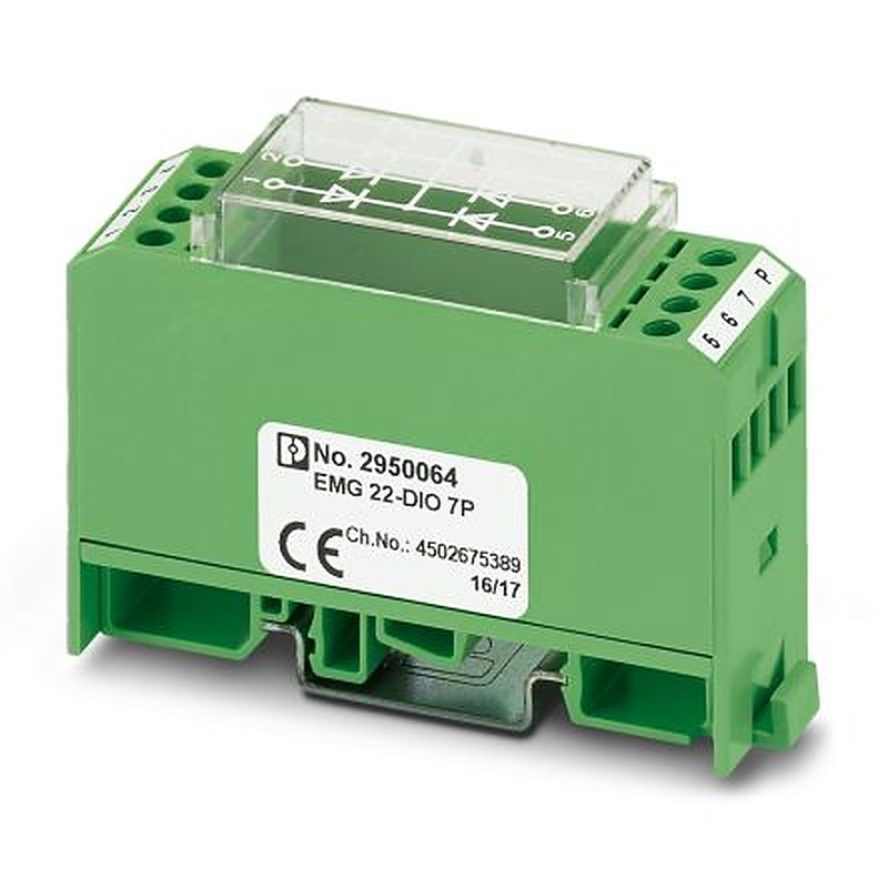 Phoenix Contact Surge Protector, 250 V ac, DIN Rail