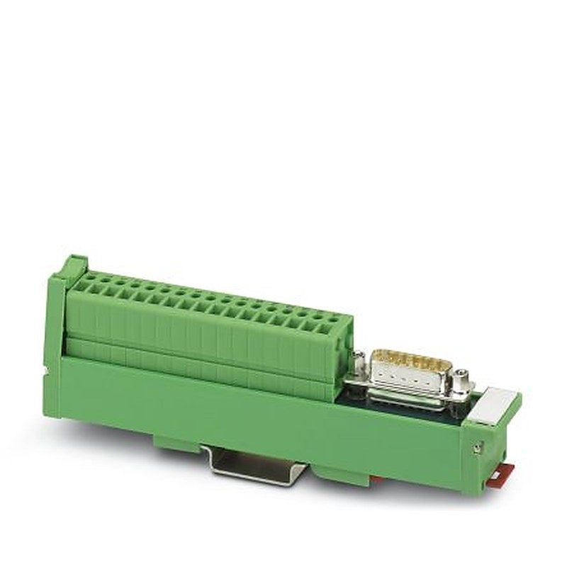 Phoenix Contact VARIOFACE SLIM LINE Series 15-Contact Female Interface Module, D-Sub Connector, DIN Rail, 37.5A