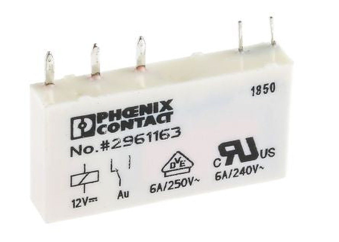 Phoenix Contact PCB Power Relay, 12V dc Coil, 10mA, SPDT