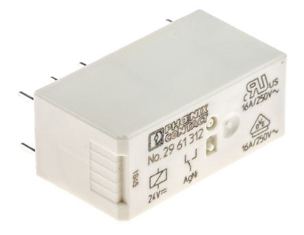 Phoenix Contact PCB Power Relay, 24V dc Coil, 16A Switching Current, SPDT