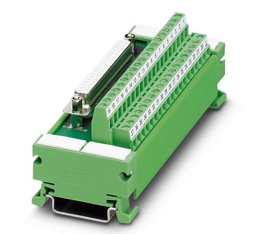 Phoenix Contact UM Series 37-Contact Female Interface Module, D-Sub Connector, DIN Rail, 2.5A