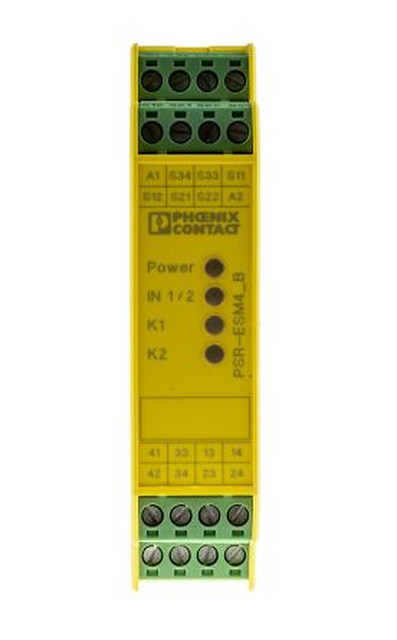 Phoenix Contact PSR-SCP- 24UC/ESM4/3X1/1X2/B, 24V ac/dc Safety Relay, 3 Safety Contacts, 1