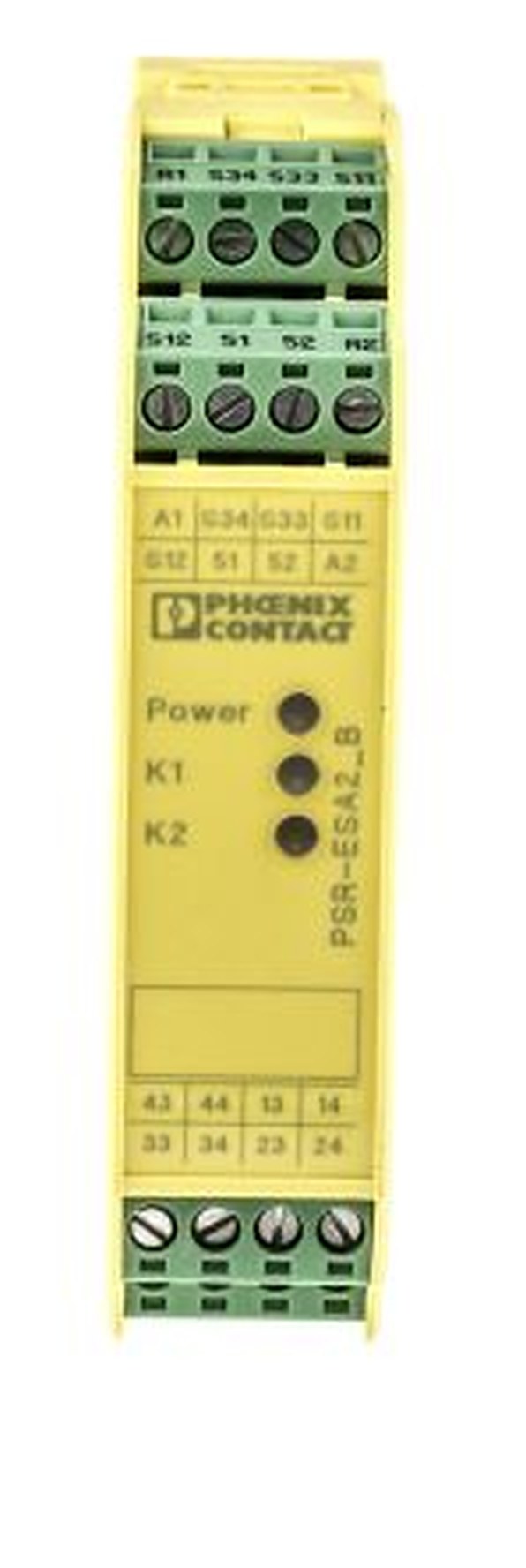 Phoenix Contact PSR-ESA, 24V ac/dc Safety Relay, 4 Safety Contacts, 1