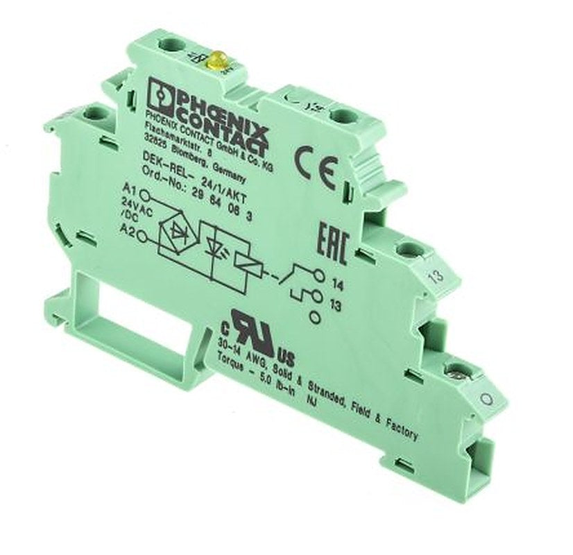 Phoenix Contact Chassis Interface Relay, 24V ac/dc Coil, 5A, SPST