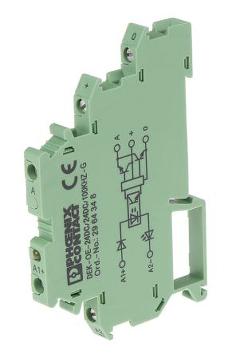 Phoenix Contact DEK-OE- 24DC/24DC/100KHZ-G Series Solid State Relay, DIN Rail Mount, 300 V Load, 300V Control