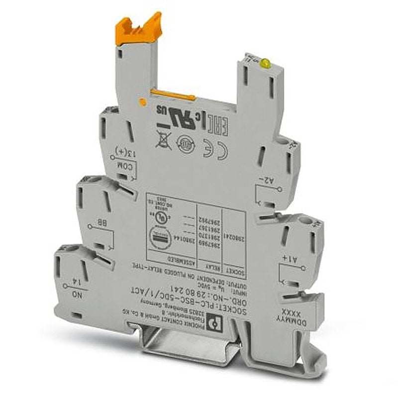 Phoenix Contact PLC-INTERFACE 1 Way 24V dc DIN Rail Module, for use with Electromechanical or Solid-State Relay