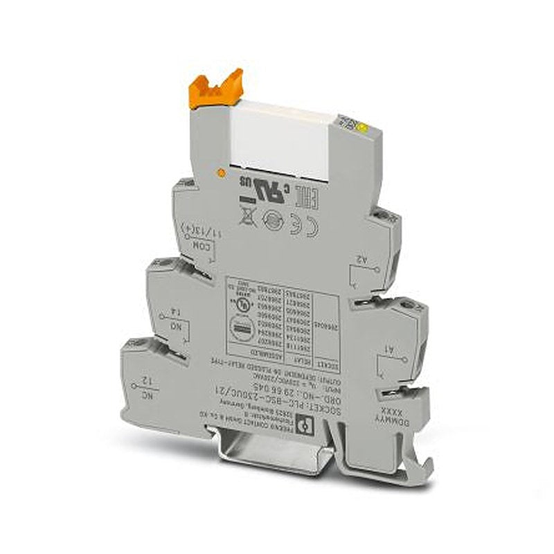 Phoenix Contact PLC-RSC-230UC/21AU Series Interface Relay, DIN Rail, 230V ac/dc Coil, SPDT, 3.2mA