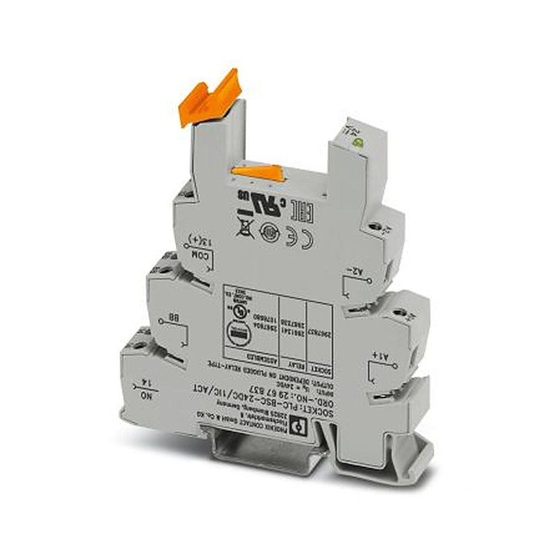 Phoenix Contact 1 Way 24V dc DIN Rail Relay Base