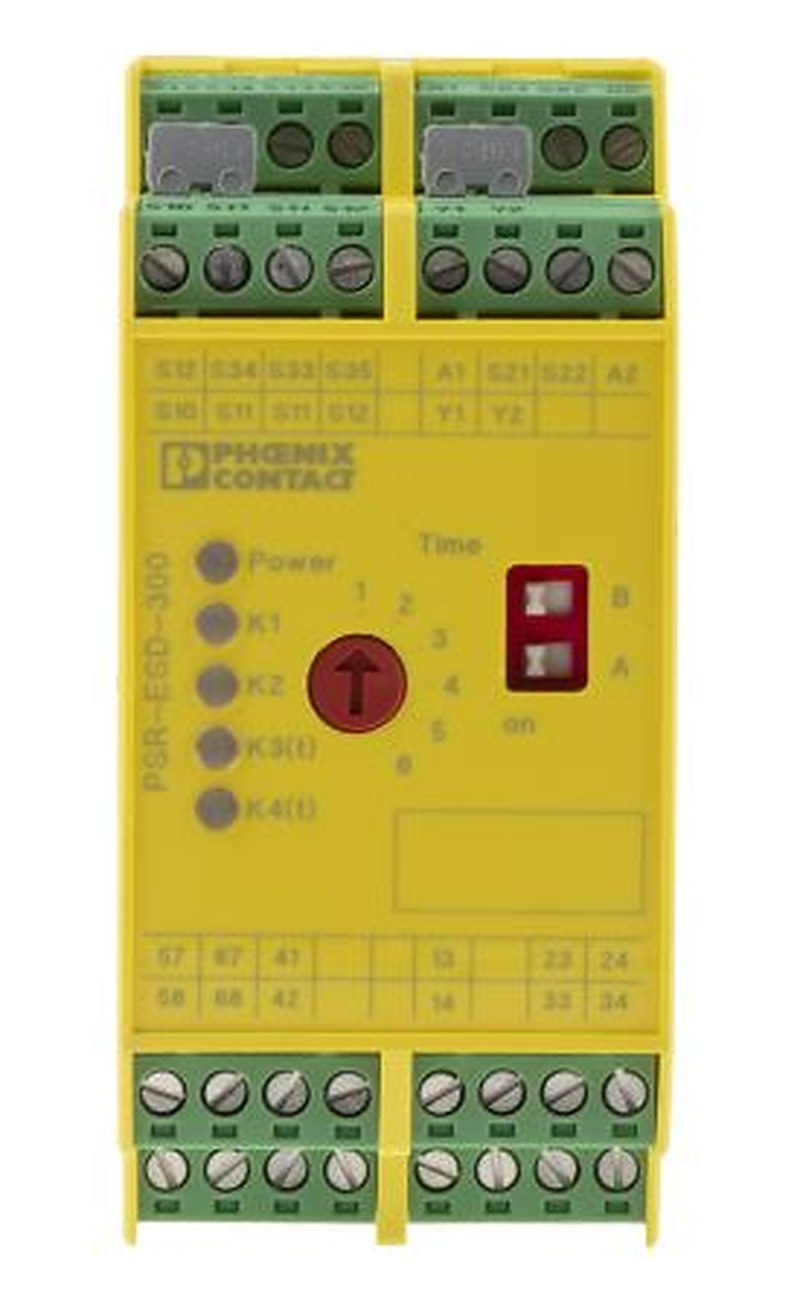 Phoenix Contact PSR-SCP-24DC/ESD/5X1/1X2/300, 24V dc Safety Relay, 6 Safety Contacts