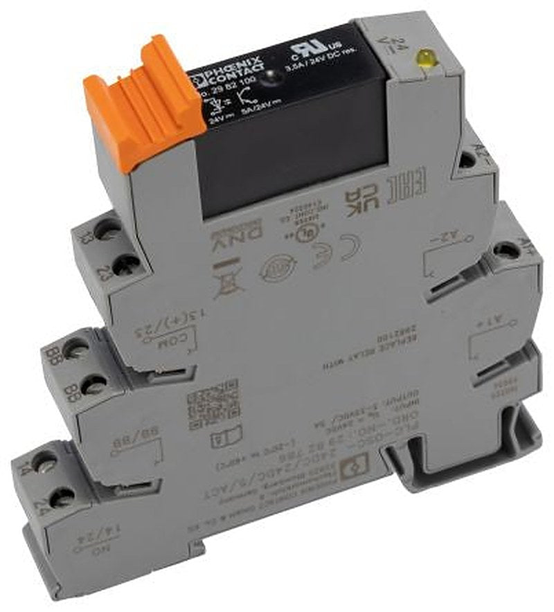 Phoenix Contact PLC DIN Rail Solid State Interface Relay 3V dc, 33 V dc DIN Rail Screw