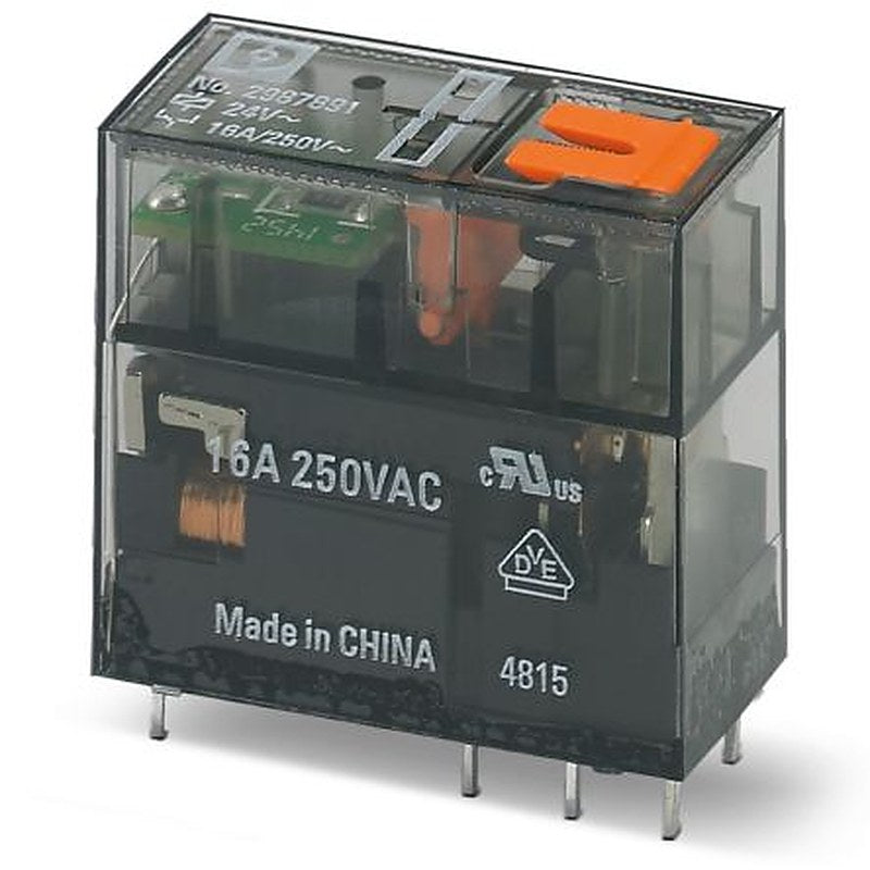 Phoenix Contact Power Relay, 24V ac Coil, 16A Switching Current, SPDT