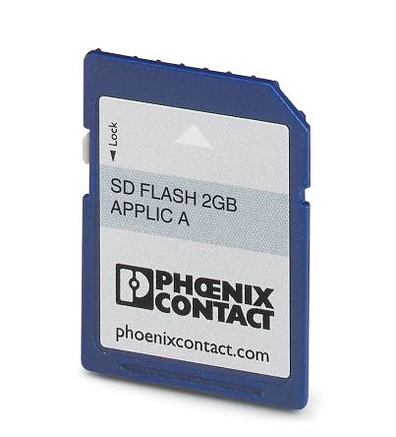 Phoenix Contact SD FLASH 2GB Series SD Card for Use with Program and Configuration Memory
