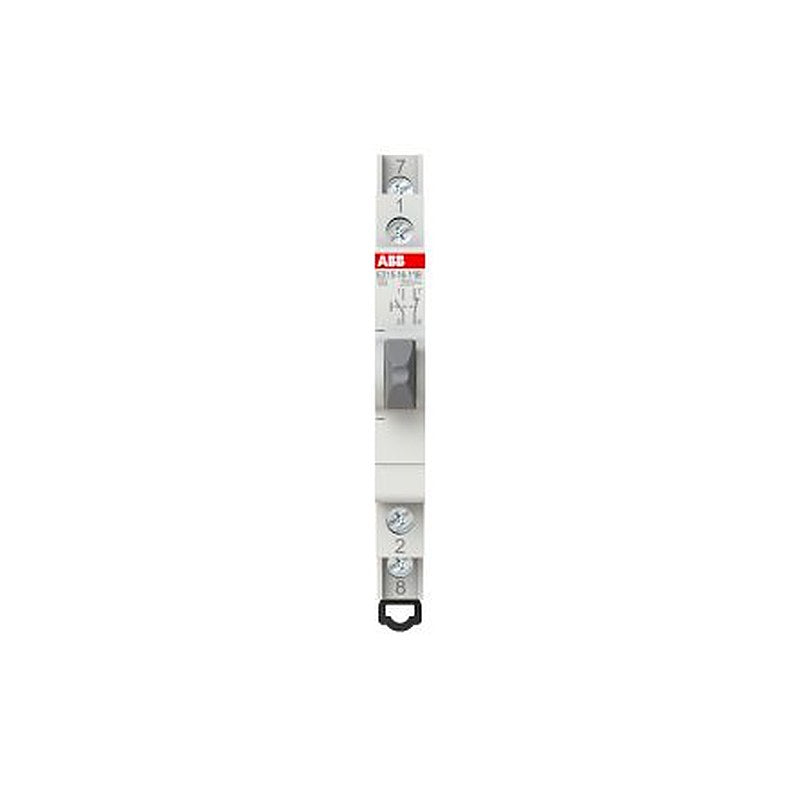 ABB 250V ac DIN Rail Push Button Circuit Trip for use with SMISSLINE Socket System, System Pro M Compact, DIN 35 mm Rail