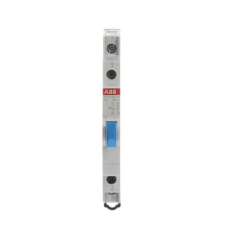 ABB 250V ac DIN Rail Push Button Circuit Trip for use with System Pro M Compact, SMISSLINE Socket System