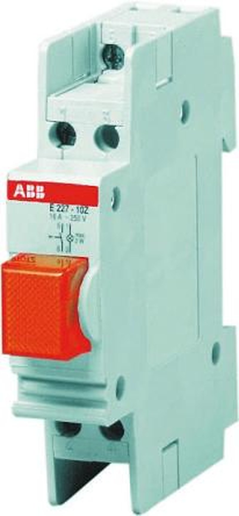 ABB 250V ac DIN Rail Push Button Circuit Trip