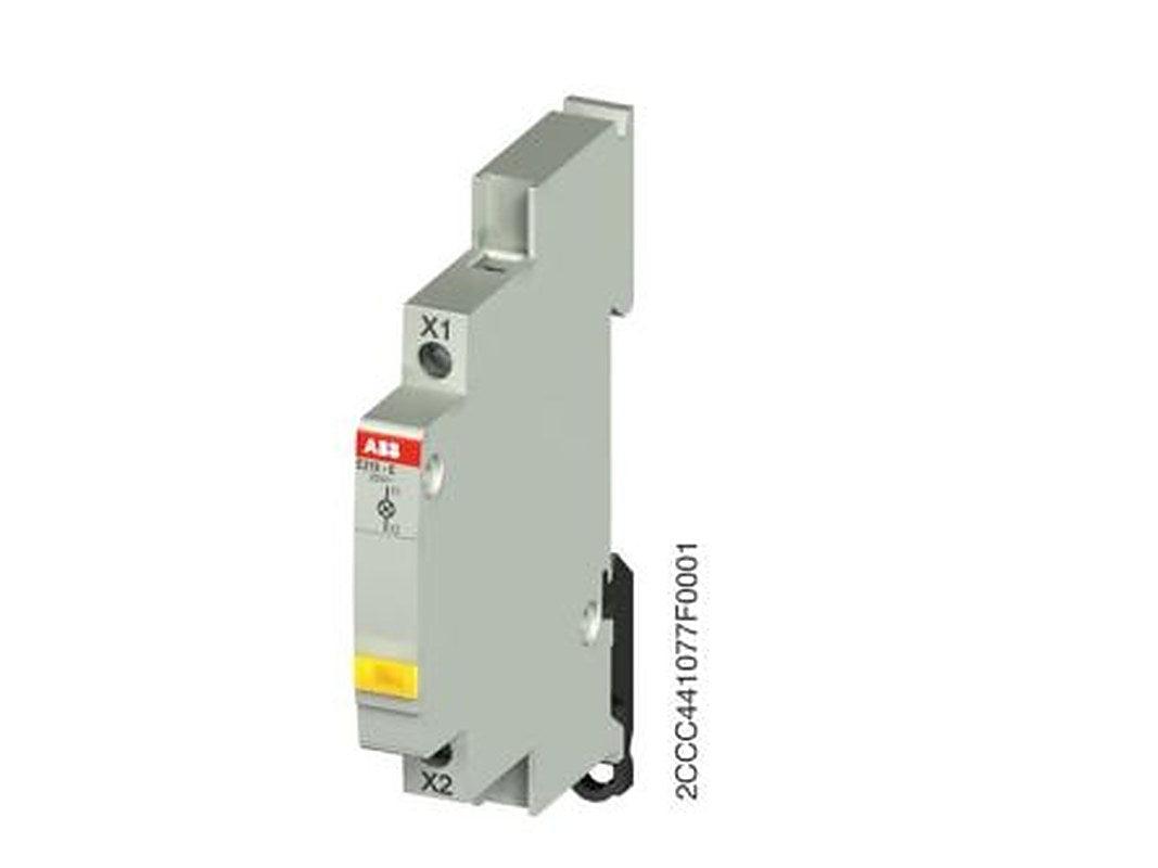 ABB, E219, Panel Mount Yellow LED Indicator, IP20, Rectangular, 48V