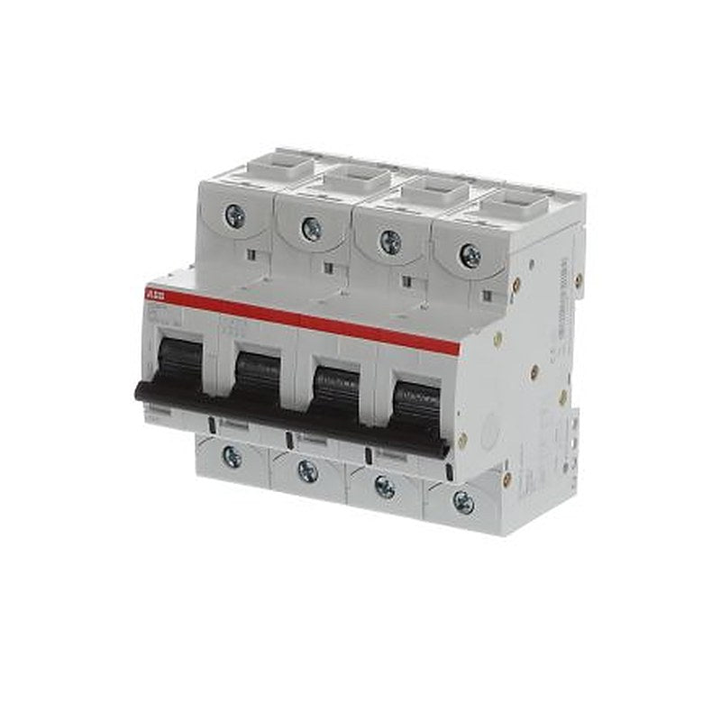 ABB S800PV S800PV Miniature Circuit Breaker, 4-Pole, 5A, Type B, 1500 V dc DC, 5 kA Breaking Capacity