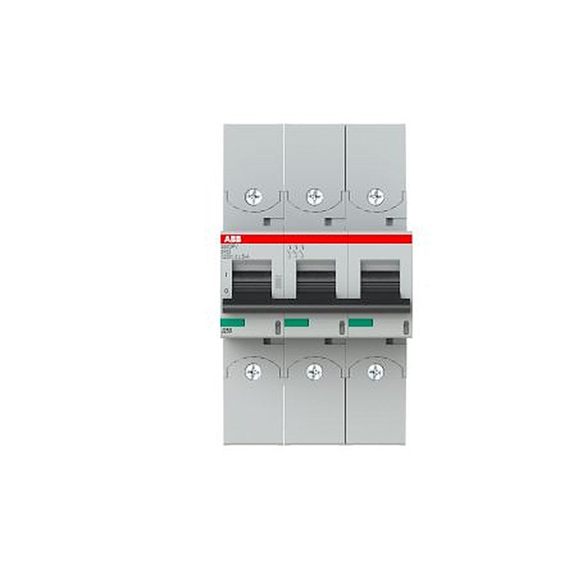 ABB S800PV S800PV Miniature Circuit Breaker, 3-Pole, 25A, Type B, 1200 V dc DC, 5 kA Breaking Capacity
