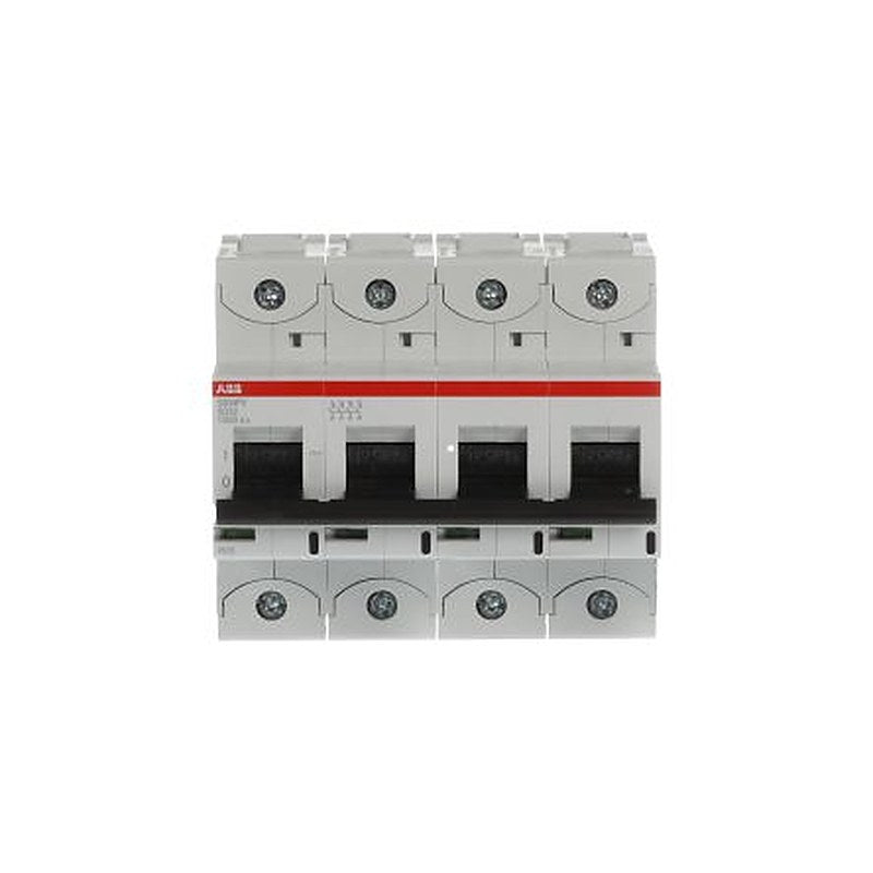ABB S800PV S800PV Miniature Circuit Breaker, 4-Pole, 32A, Type B, 1500 V dc DC, 1.5 kA Breaking Capacity