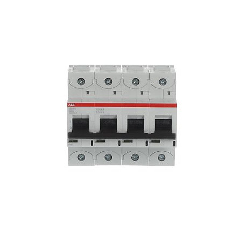 ABB S800PV S800PV Miniature Circuit Breaker, 4-Pole, 63A, Type B, 1500 V dc DC, 1.5 kA Breaking Capacity