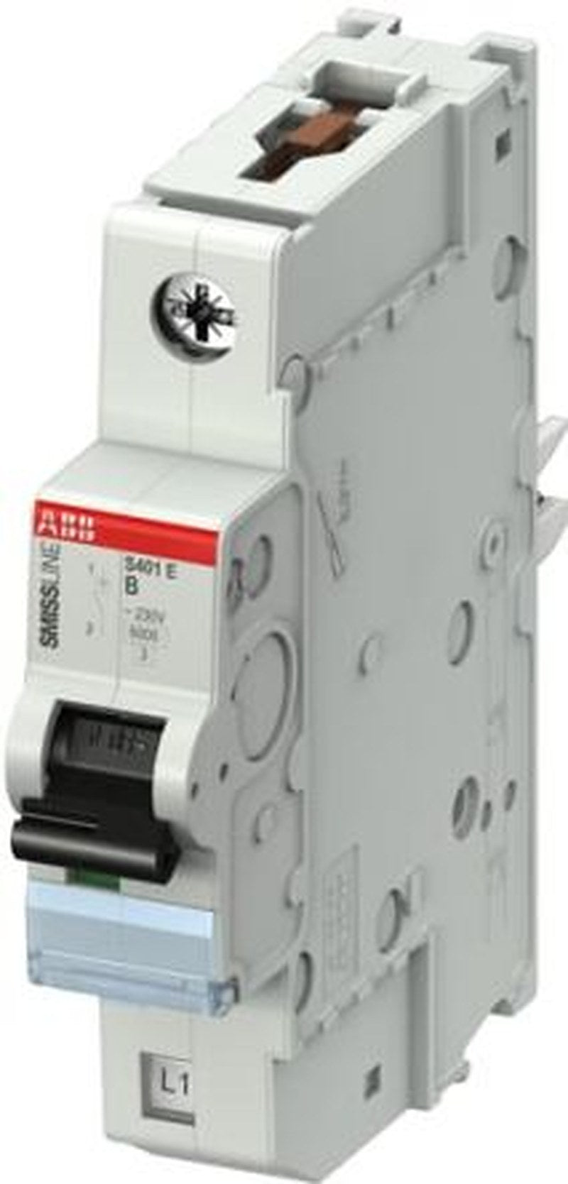 ABB SMISSLINE TP S401 Miniature Circuit Breaker, 1-Pole, 16A, Type B, 400V ac AC, 6 kA Breaking Capacity