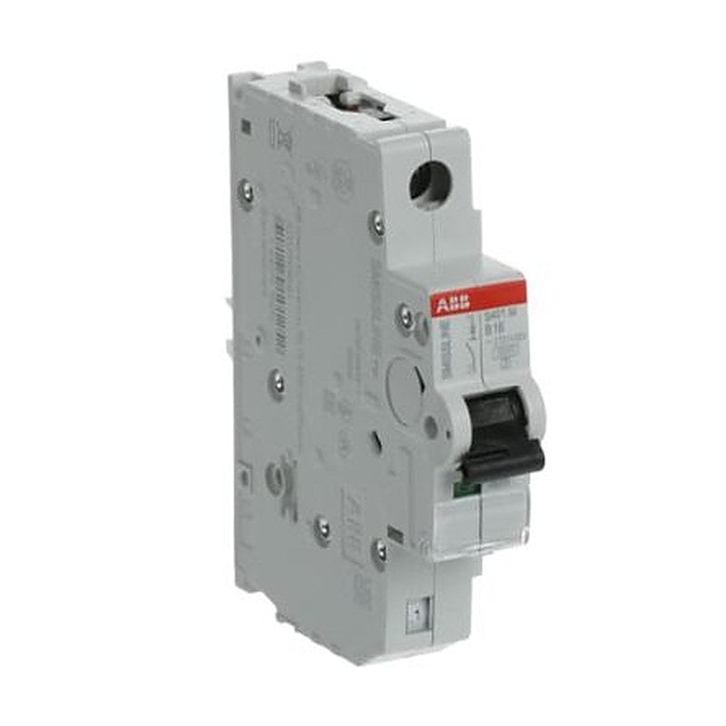 ABB S400M S401M Miniature Circuit Breaker, 1-Pole, 16A, Type B, 12V ac AC, 10 kA Breaking Capacity