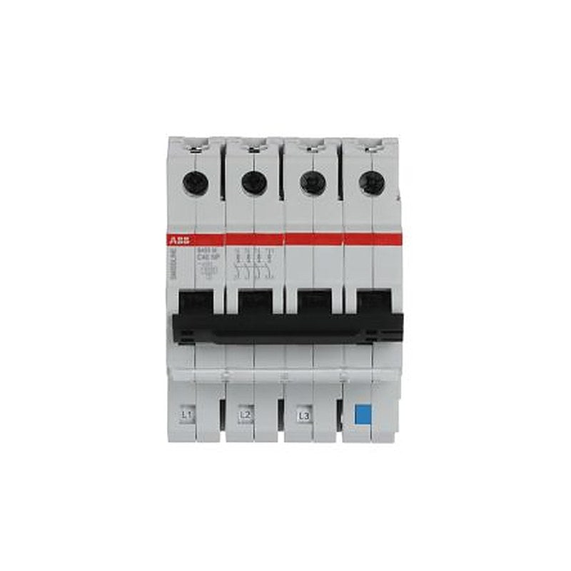 ABB S400M S403M Miniature Circuit Breaker, 4-Pole, 40A, Type C, 440V ac AC, 12 V dc DC, 15 kA Breaking Capacity