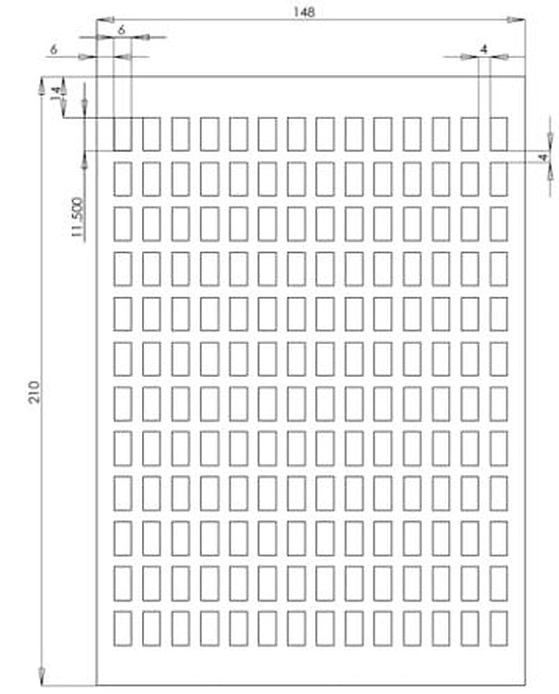 ABB White Electrical Label Sheet, Pack of 1 Per Pack