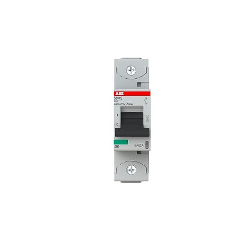 ABB High Performance S800S Miniature Circuit Breaker, 1-Pole, 63A, Type C, 690V ac AC, 250 V dc DC, 50 kA Breaking