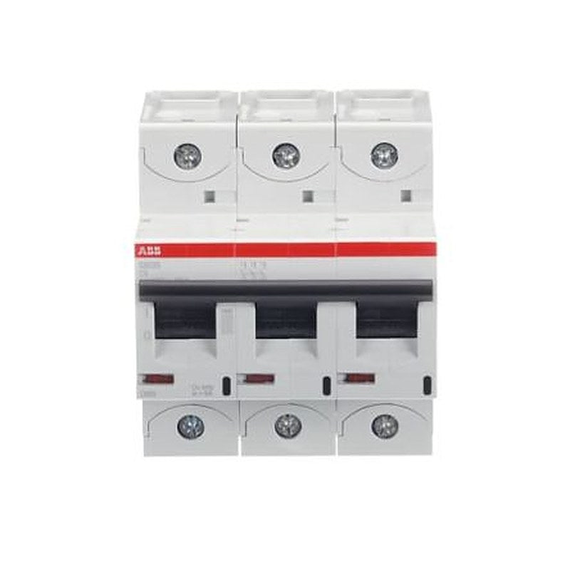 ABB S800S Miniature Circuit Breaker, 3-Pole, 6A, Type C, 240V ac AC, 50 kA Breaking Capacity