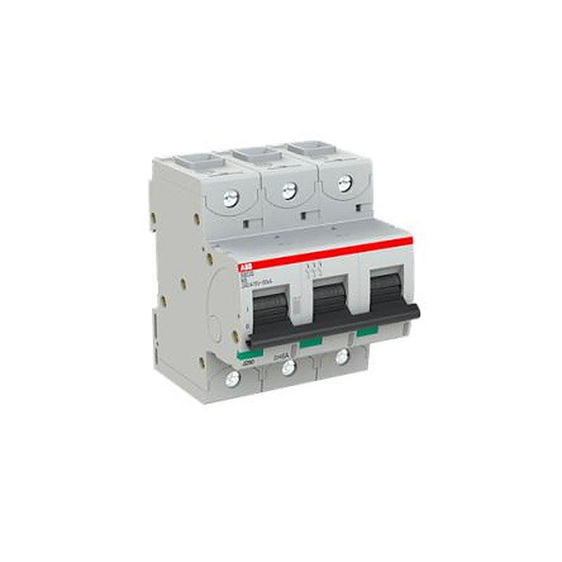 ABB S803S Miniature Circuit Breaker, 3-Pole, 6A, Type K, 690V ac AC, 50 kA Breaking Capacity