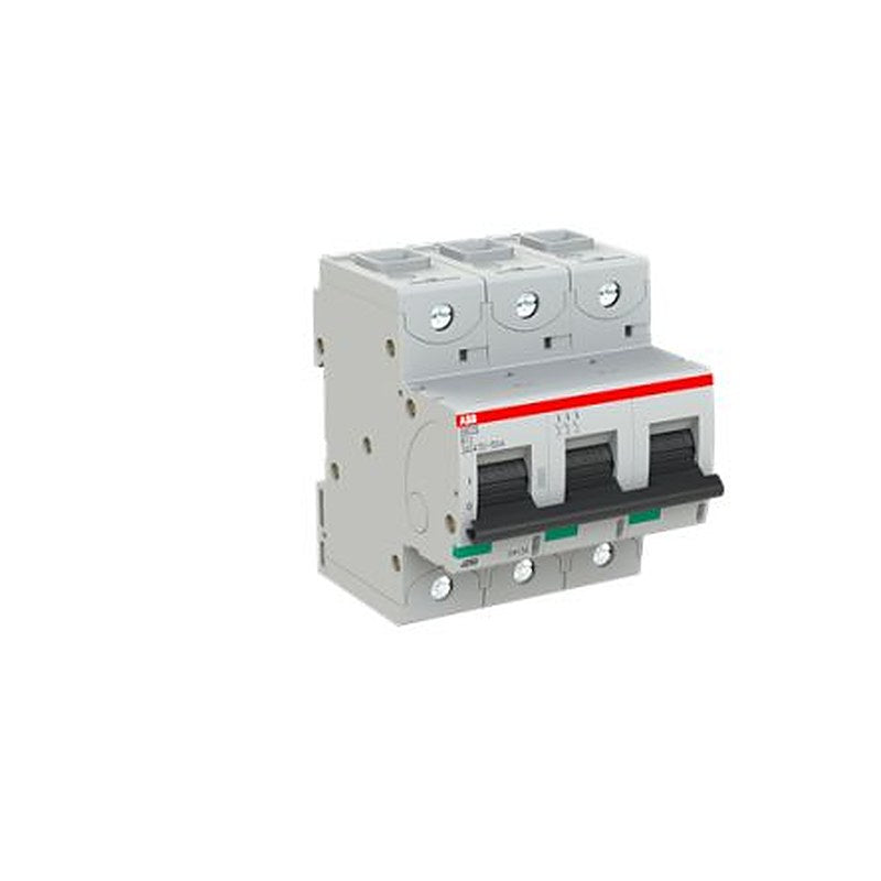 ABB S800S Miniature Circuit Breaker, 3-Pole, 13A, Type B, 240V ac AC, 50 kA Breaking Capacity