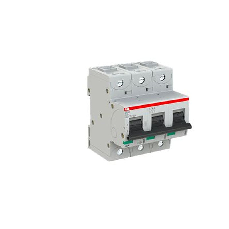 ABB S800S Miniature Circuit Breaker, 3-Pole, 25A, Type D, 240V ac AC, 50 kA Breaking Capacity