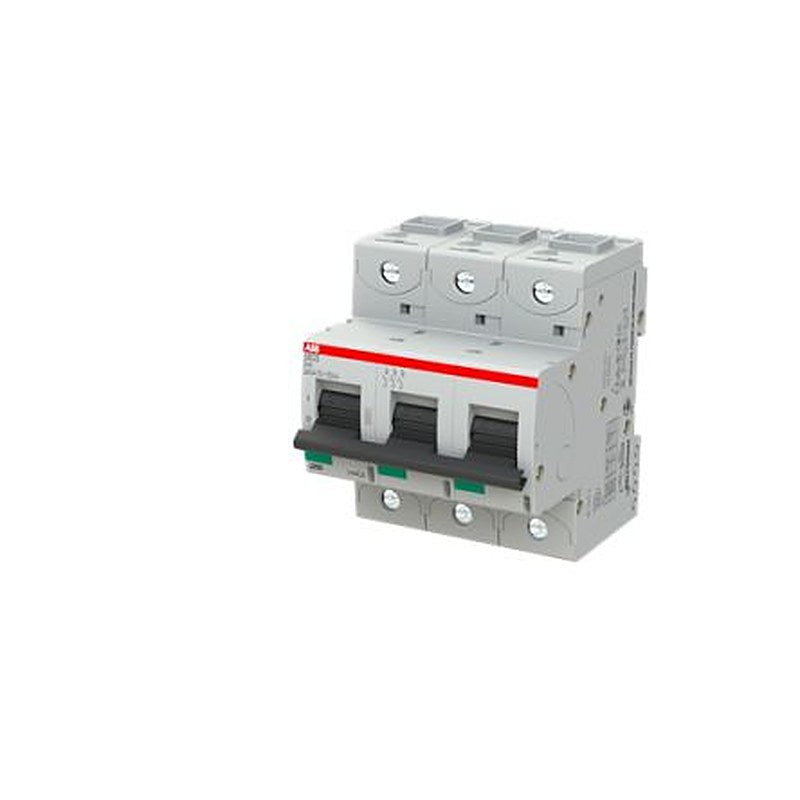 ABB S800S Miniature Circuit Breaker, 3-Pole, 40A, Type D, 240V ac AC, 50 kA Breaking Capacity