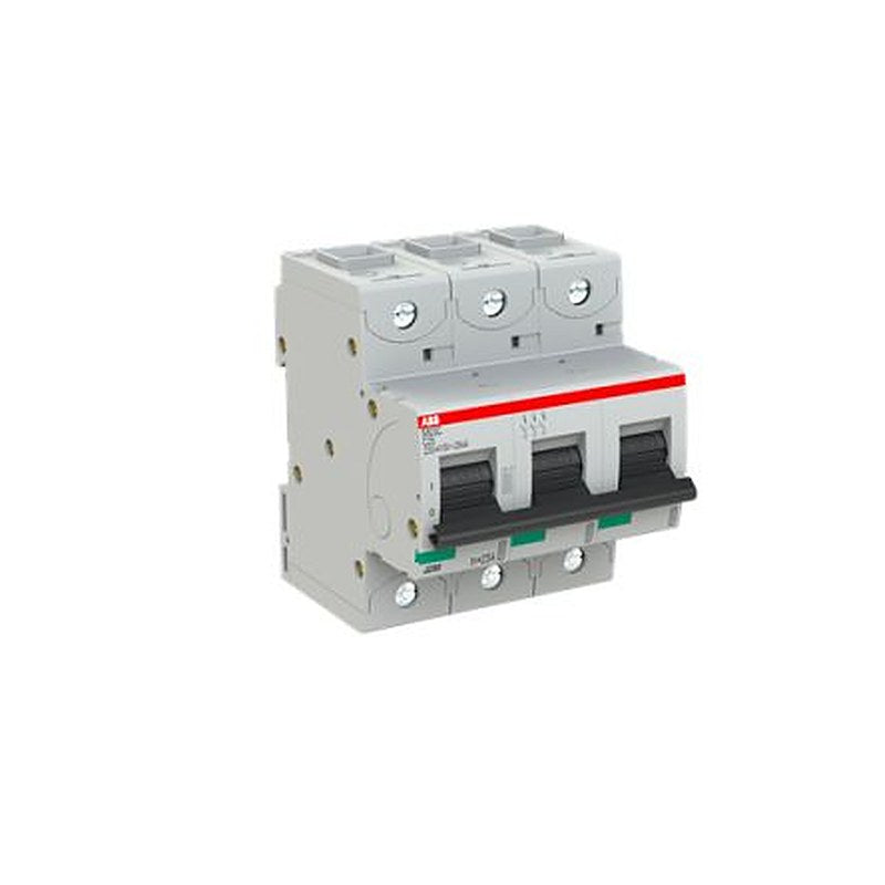 ABB S803 Circuit Breaker, 3-Pole, 25A, Type C, 440V ac AC, 375 V dc DC, 50 kA Breaking Capacity