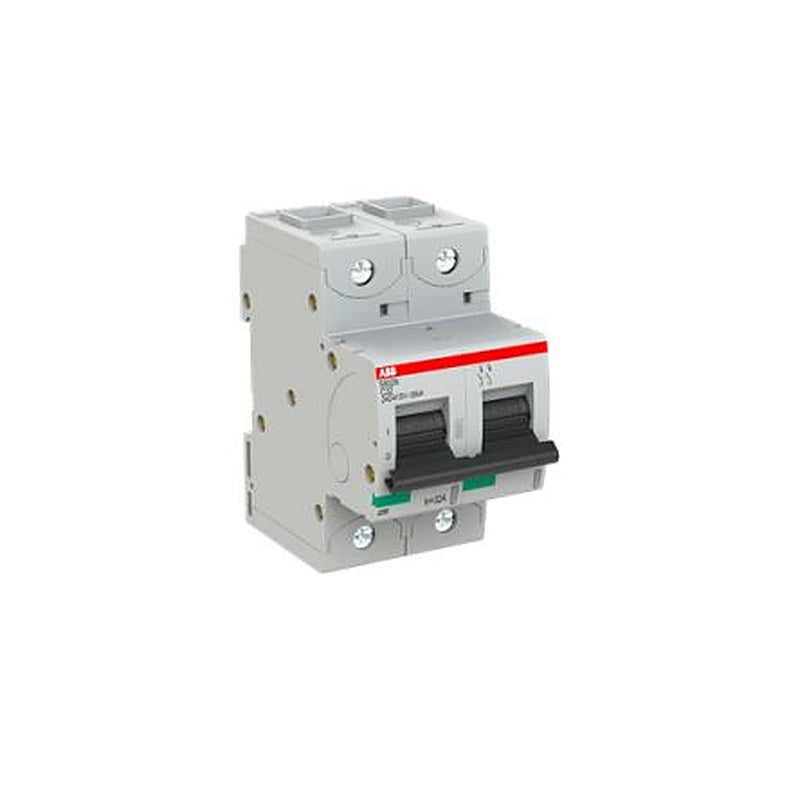 ABB S802N Miniature Circuit Breaker, 2-Pole, 32A, Type C, 690V ac AC, 36 kA Breaking Capacity