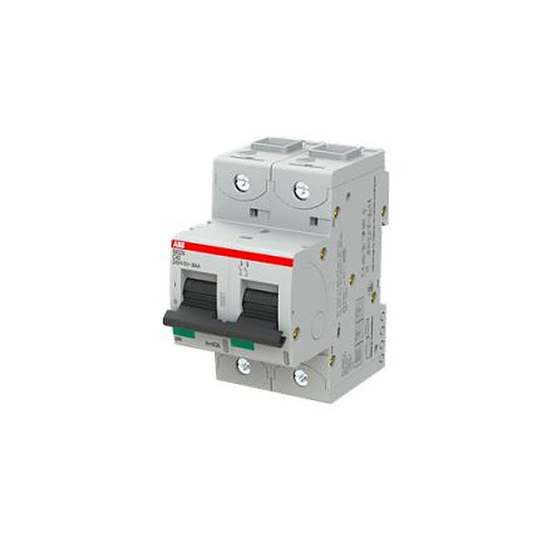 ABB S802N Miniature Circuit Breaker, 2-Pole, 40A, Type C, 690V ac AC, 36 kA Breaking Capacity