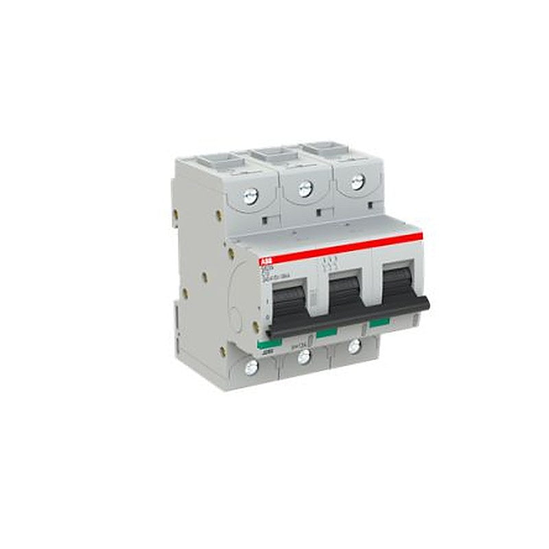 ABB S803N Miniature Circuit Breaker, 3-Pole, 13A, Type C, 690V ac AC, 36 kA Breaking Capacity