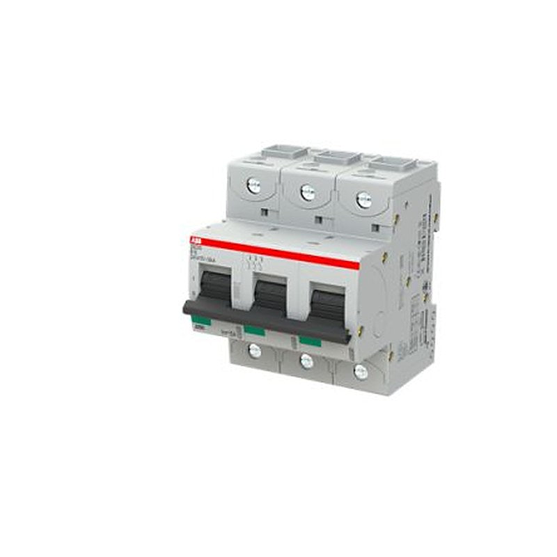 ABB S803N Miniature Circuit Breaker, 3-Pole, 16A, Type B, 690V ac AC, 36 kA Breaking Capacity