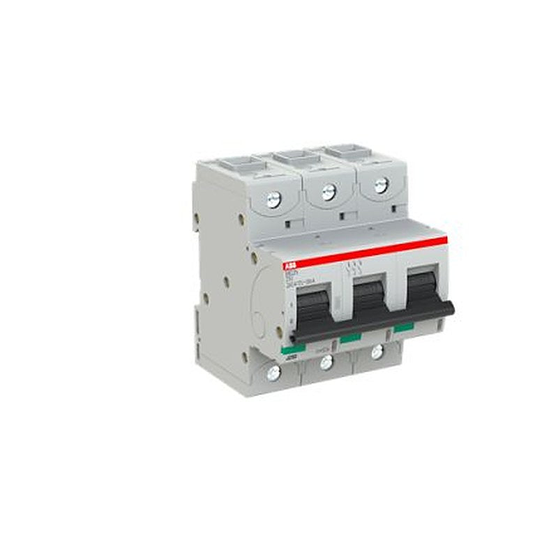 ABB S803N Miniature Circuit Breaker, 3-Pole, 50A, Type D, 690V ac AC, 36 kA Breaking Capacity